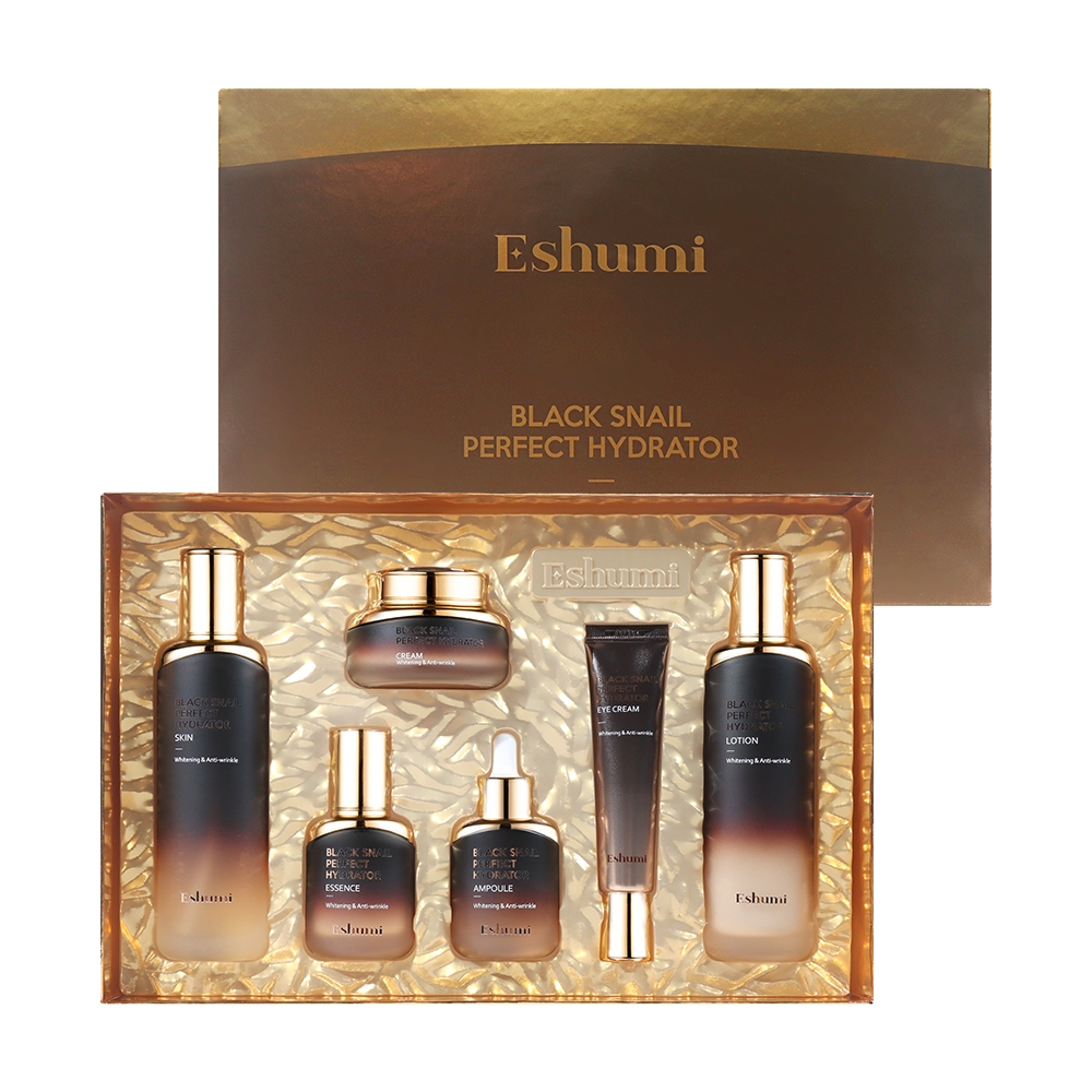 Eshumi Black Snail Perfect Hydrator เซต 6 ชิ้น