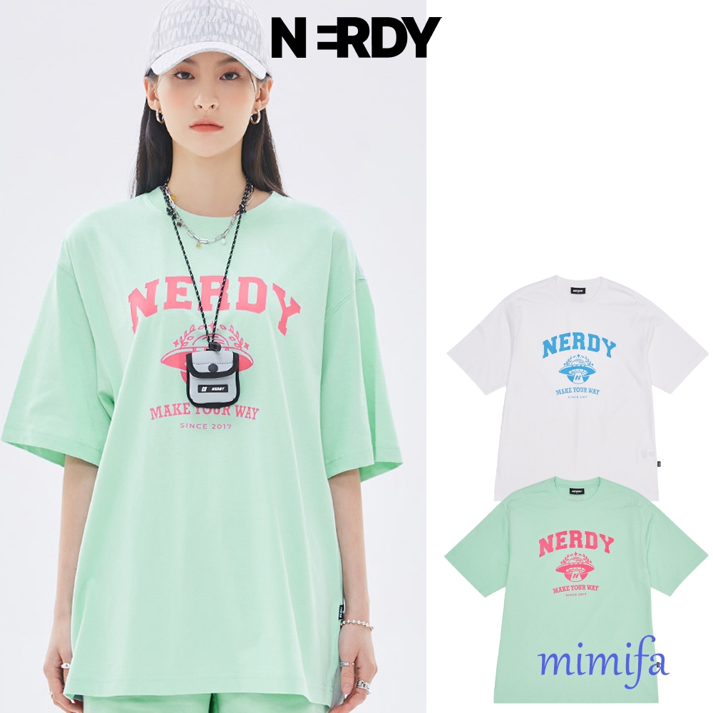 เสื้อยืดแขนสั้น ลาย NERDY Campus
