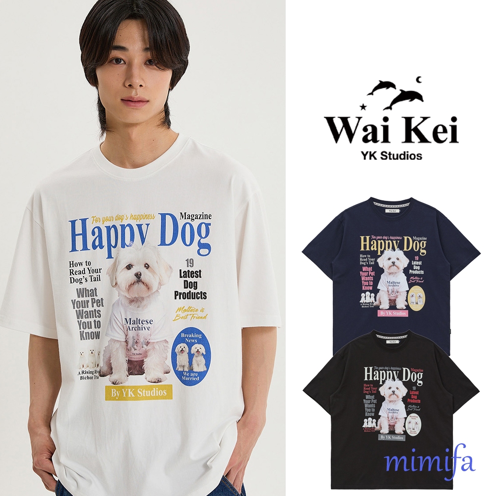 Waikei เสื ้ อยืดครึ ่ งแขนนิตยสารมอลทีส