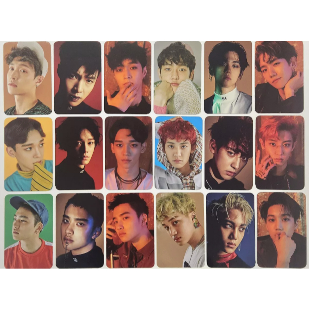 [OFFICIAL] EXO 10th Anniversary Repackage Photo Card Set EX'ACT LUCKY ONE MONSTER LOTTO