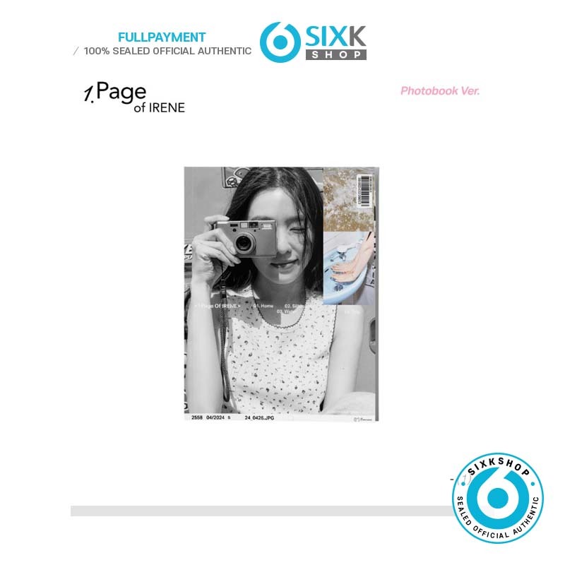 [1 Page of IRENE] PHOTOBOOK