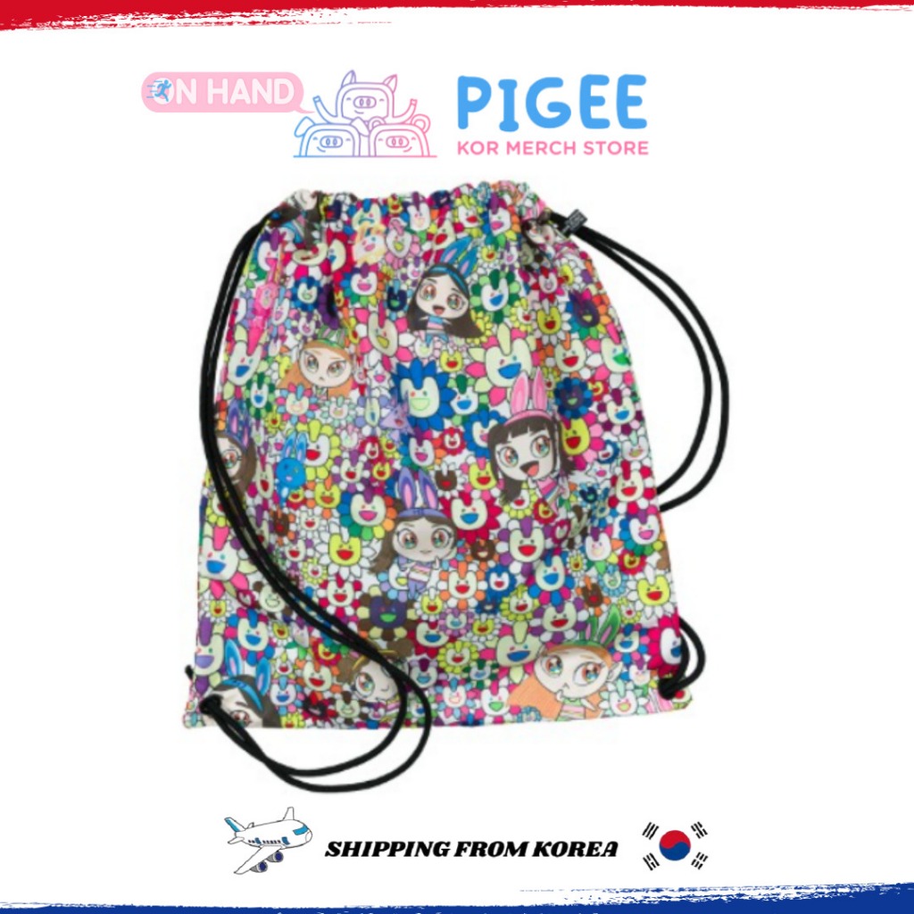 NEWJEANS - [ SUPERNATURAL ] NJ X MURAKAMI DRAWSTRING BAG Ver