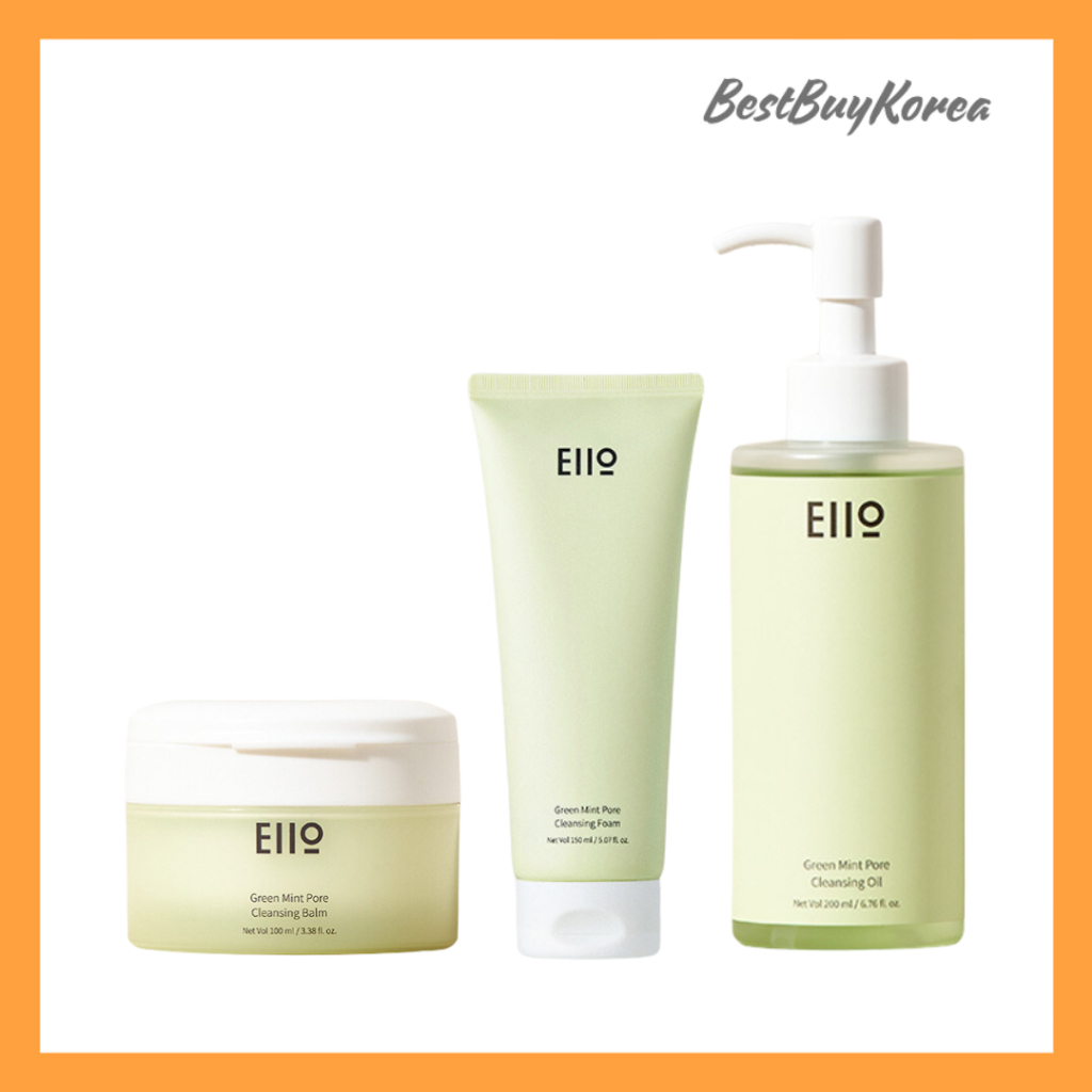 Eiio Green Mint Pore Cleansing Balm/Foam/Oil