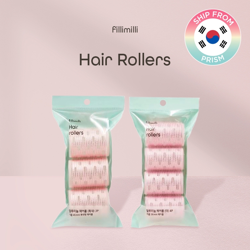 Fillimilli โรลม้วนผม อลูมิเนียม (36 มม. 45 มม.) - ตีนตุ๊กแก แกนอลูมิเนียม อเนกประสงค์