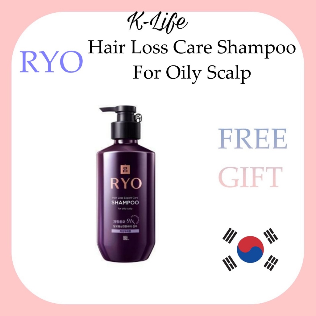 RYO Hair Loss Care Shampoo For Oily Scalp แชมพูดูแลผมร่วงสำหรับหนังศีรษะมัน 400 ml/ K-BEAUTY