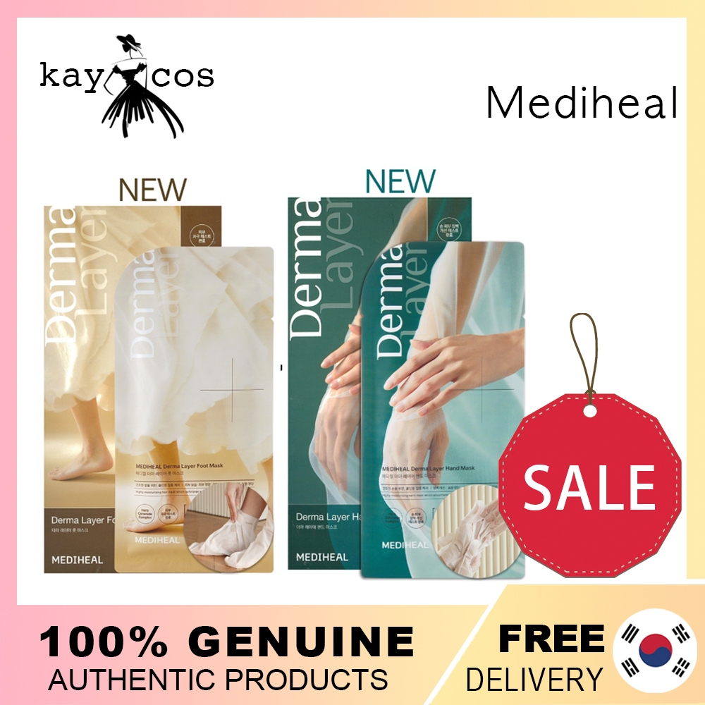 Mediheal Therafin Hand Mask / มาส์กเท้าพาราฟิน EX /Derma Layer Hand Mask/ Derma Layer Foot Mask