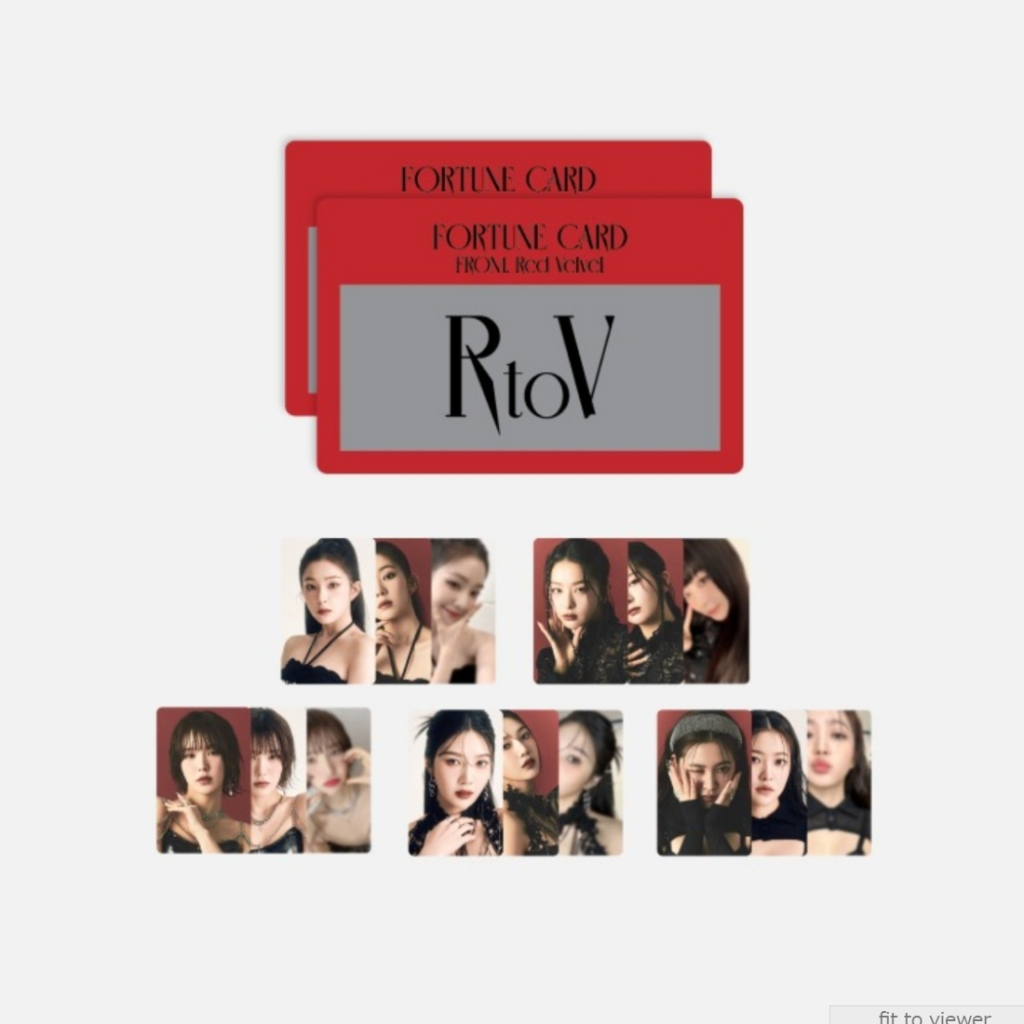 Beyond LIVE - Red Velvet 4th Concert : R to V FORTUNE SCRATCH SET (RANDOM)