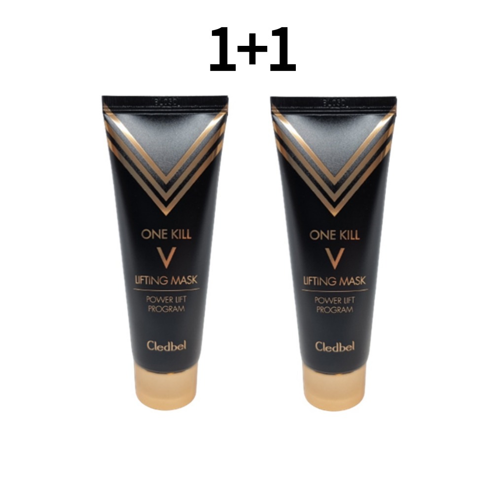[1 +1 ] Cledbel One Kill V Lifting Mask 70ml สีดํา