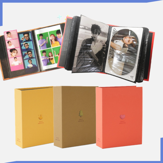 Daiso Korea 4x6 binder kpop photocard binder pocket photocard album อัลบั้มรูปไอดอล อัลบั้มโพลารอยด์