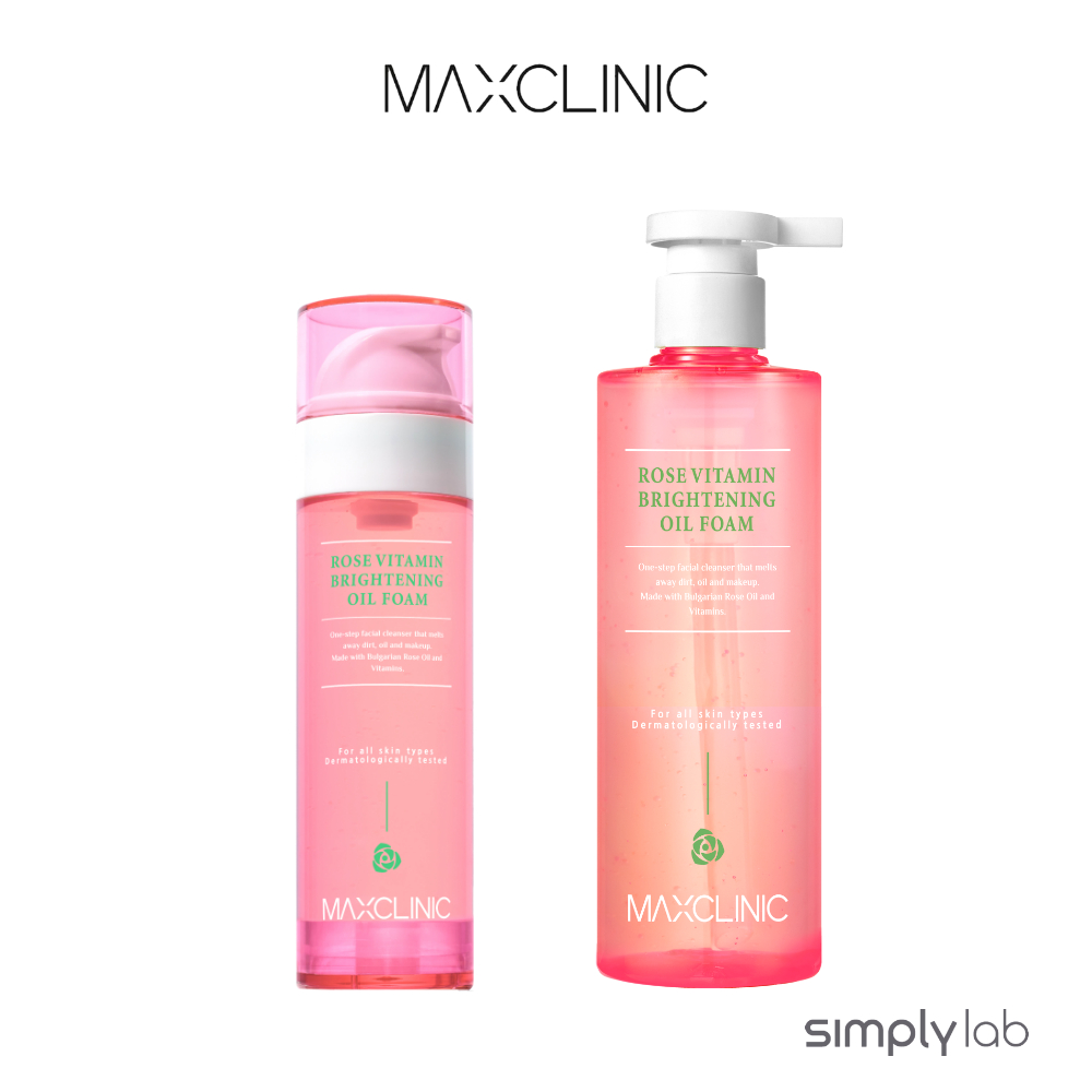 [MAXCLINIC] Rose Vitamin Brightening Oil Foam Cleanser 110g / 310g