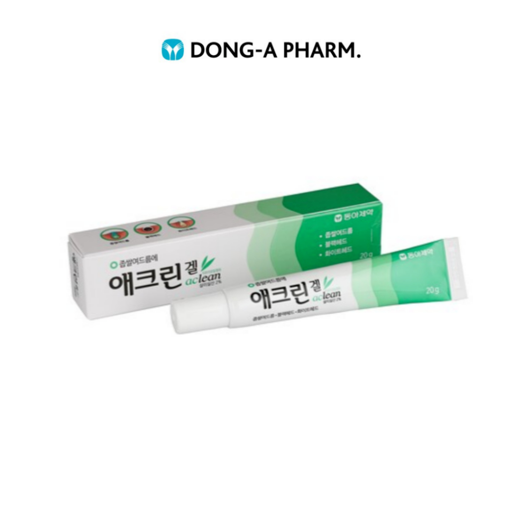 Aclean Gel 20g - ทรีทเม้นต์สําหรับสิว, หัวขาวธัญพืช, รอยสิว