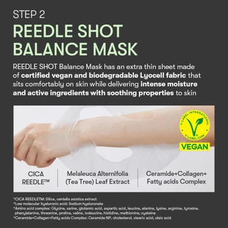 [VT] Reedle Shot 100 มาส์กหน้า 2 ขั้น (50/100/300/700) บํารุงผิว ปรับปรุงสภาพผิว All-in-One Mask [Official Flagship]
