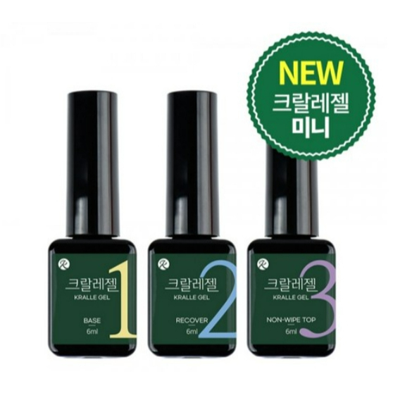 [ดร. Crele Crele gel] ชุดดูแล 3 ชิ้นขนาดเล็ก / เล็บเท้าเล็บคุดเจลแบน 6ml