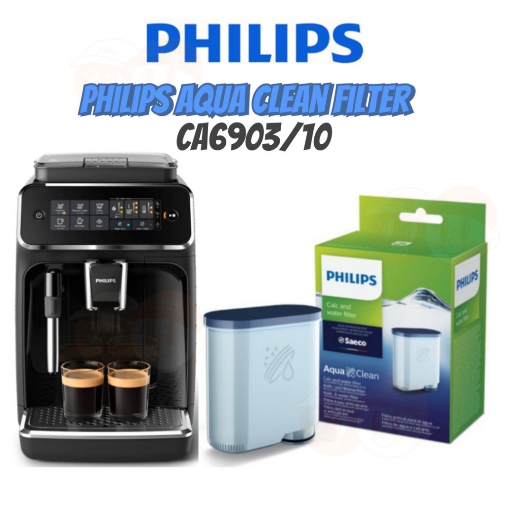Philips Aqua Clean Filter CA6903/10 สําหรับกาแฟบริสุทธิ ์ เข ้ ากันได ้ กับเครื ่ อง Philips & Saeco