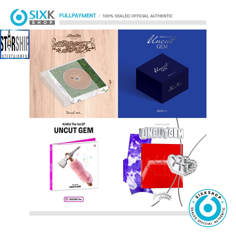 (STARSHIP POB) KiiiKiii 1st Mini Album [UNCUT GEM]