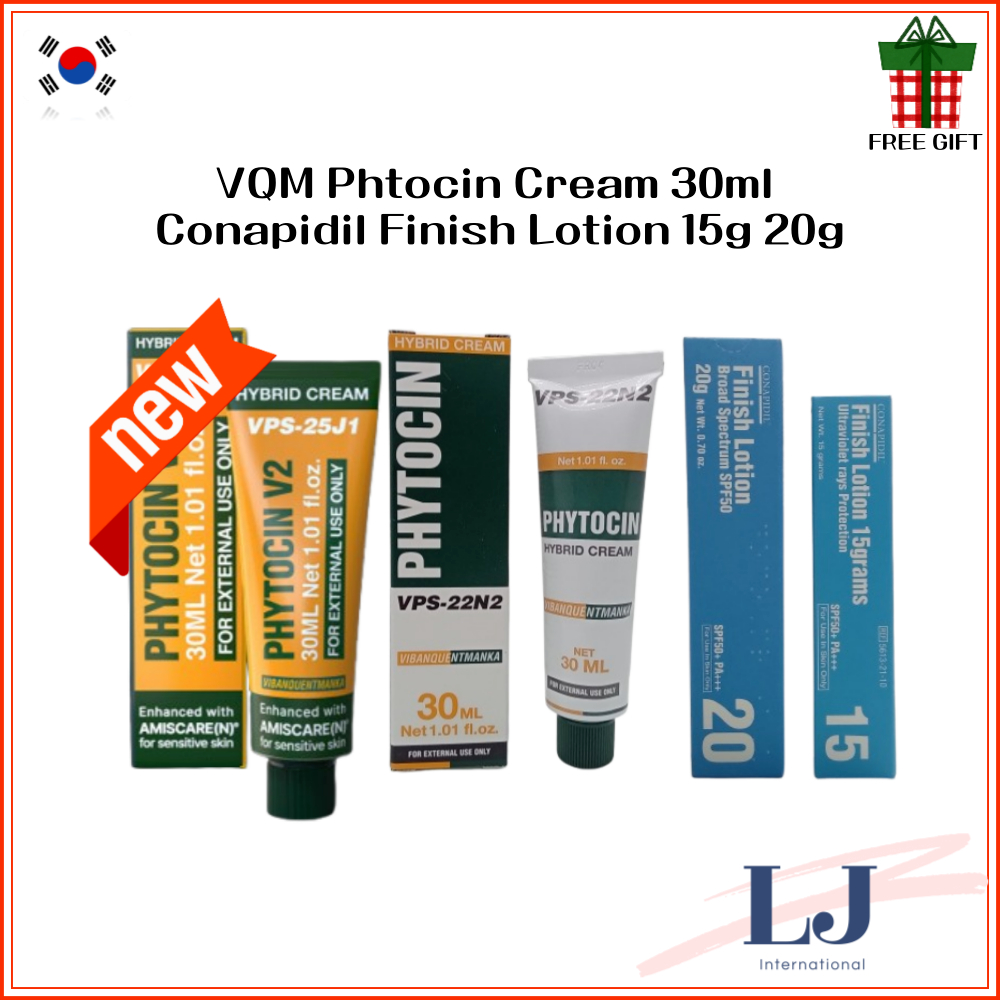 Vqm Phytocin Hybrid Cream 30ml + โลชั่น CONAPIDIL FInisih 15g 20g