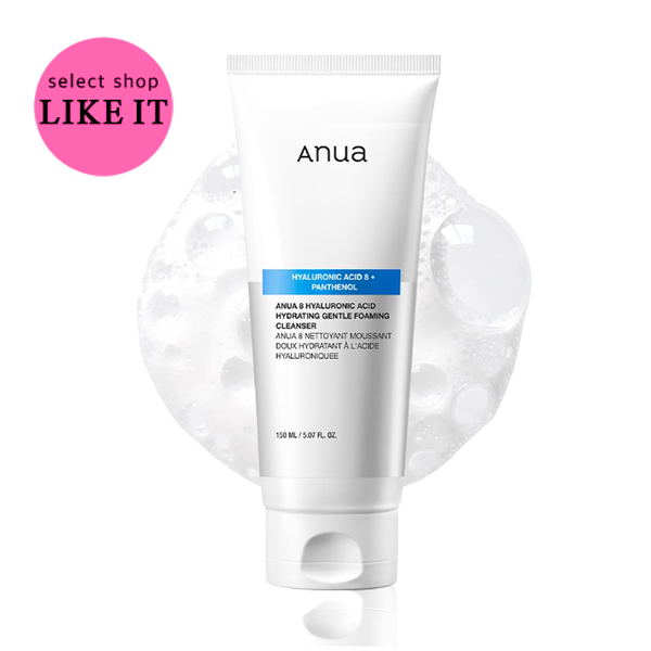 Anua 8 Hyaluronic Acid Hydrating Gentle Foaming Cleanser 150ml