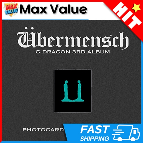 Bigbang G-DRAGON [UBERMENSCH] อัลบั้มที่ 3 PHOTOCARD ALBUM Ver K-POP SEALED