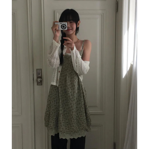 [MDO] เสื้อกล้ามสาวในป่า one piece_Khaki / สินค้า kr แท้ 100% / จัดส่งรวดเร็วจาก kr!