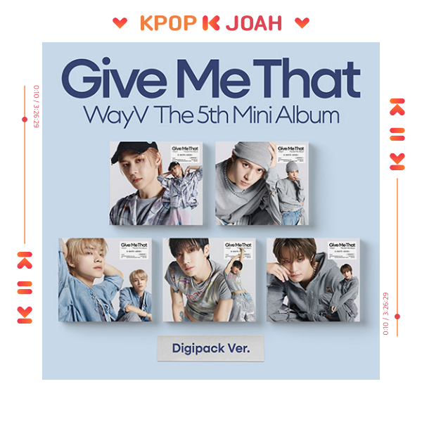 (DIGIPACK) WAYV [GIVE ME THAT] 5th MINI ALBUM (3rd June.2024)
