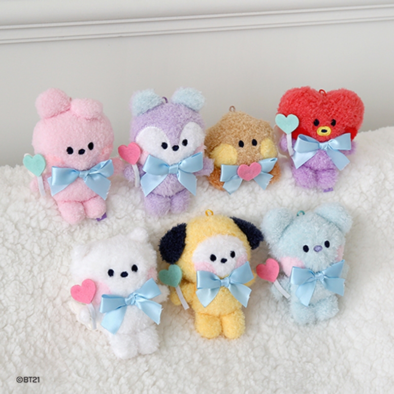 พวงกุญแจ PLUSH อย่างเป็นทางการ BTS BT21 [ANGEL]
