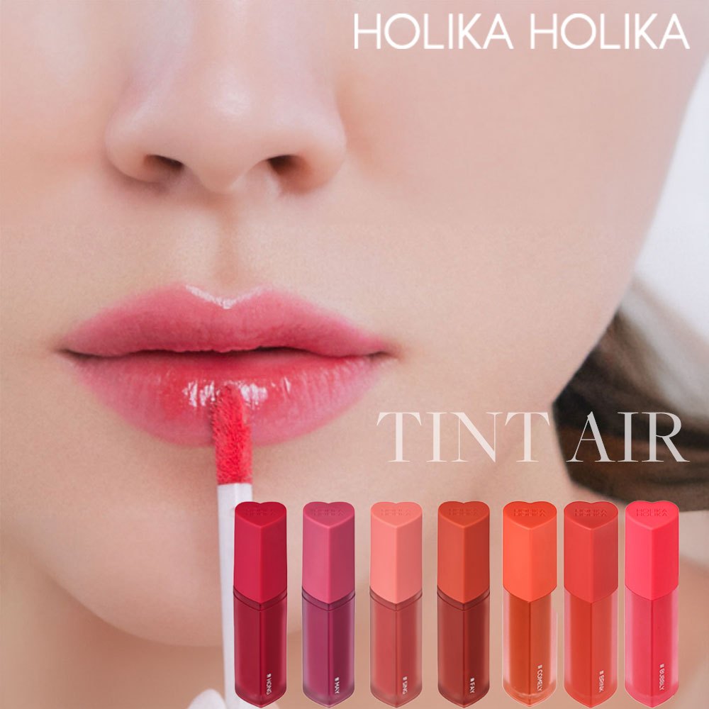 Holika Holika Heart Crush Glow ลิปทินท์ เพิ่มความชุ่มชื้น ติดทนนาน 15 สี