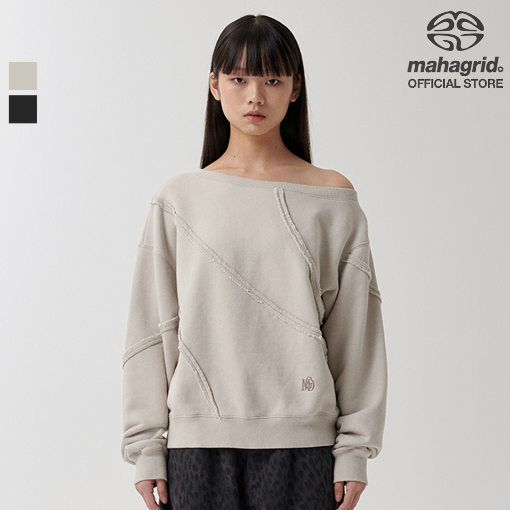 [MAHAGRID Woman] เสื้อสเวตเตอร์เปิดไหล่_สไตล์เกาหลี