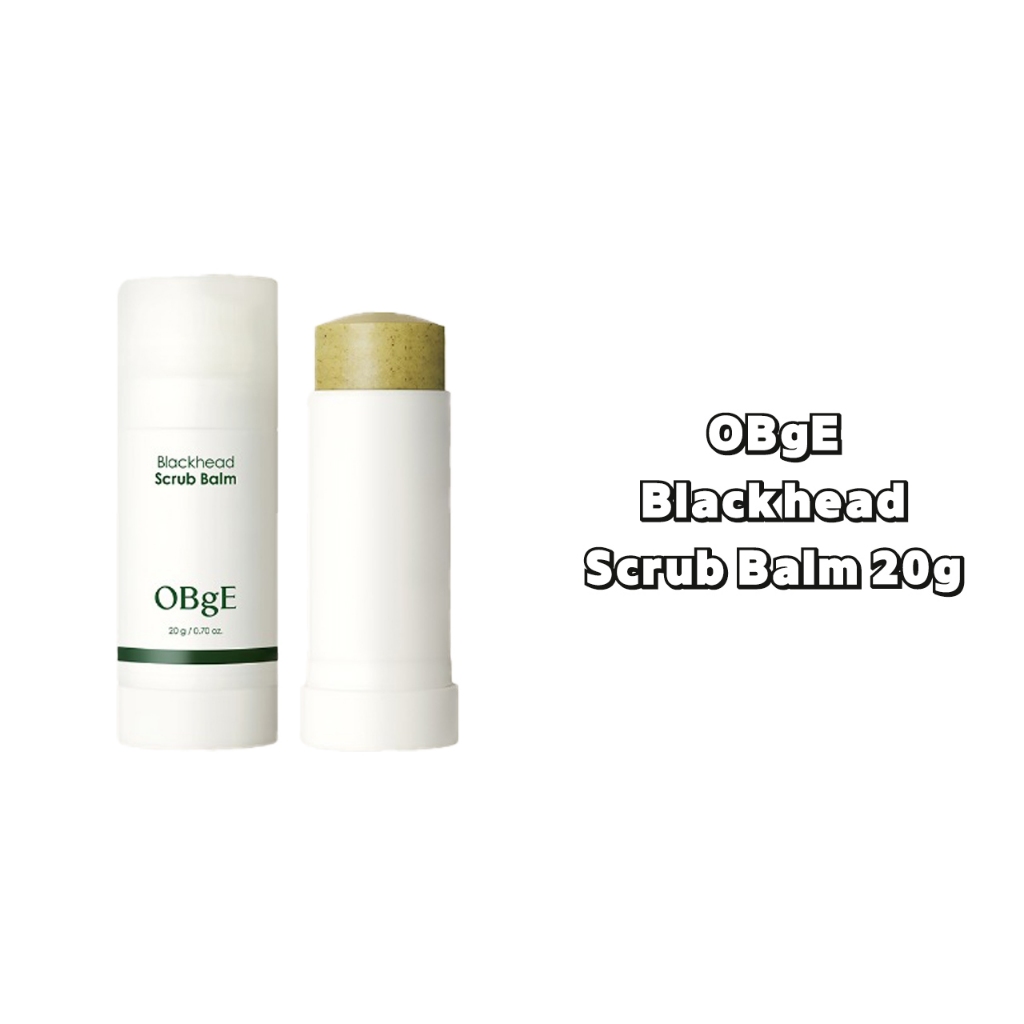 Obge บาล์มสครับสิวหัวดํา Blackhead Scrub Balm 20g