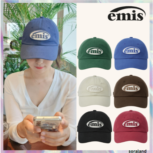 [emis] TONE ON TONE WAPPEN BALL CAP 11 colors