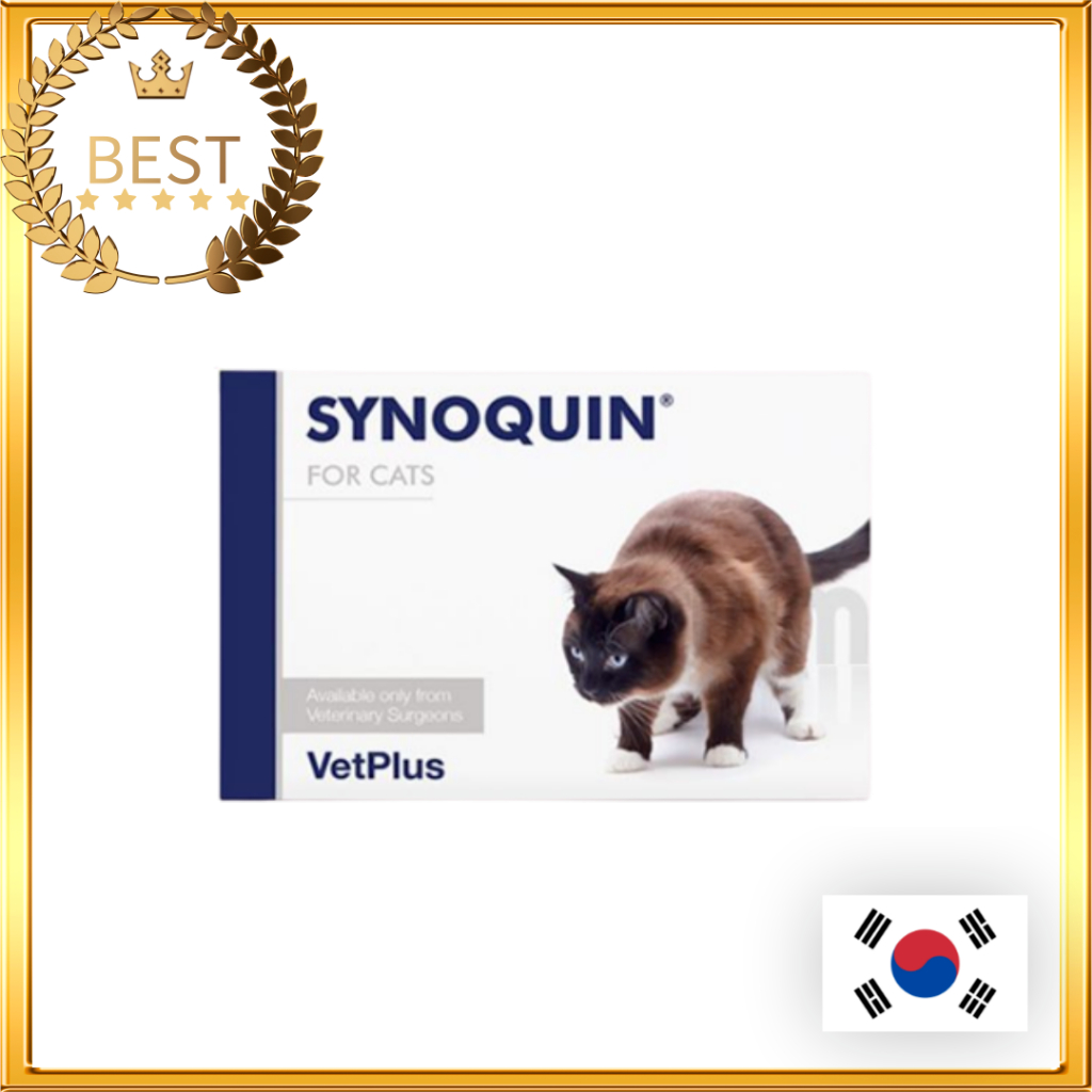 [VetPlus] SYNOQUIN Cat 30 Capsule / EFA Pet Joint อาหารเสริมแท ็ บเล ็ ตแมว Synocuin