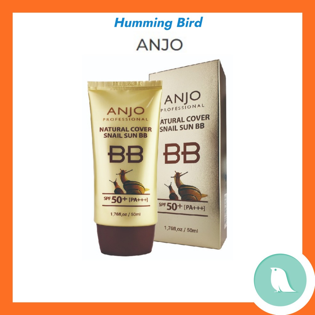 [ANJO] บีบีครีม หอยทากธรรมชาติ กันแดด SPF 50+ PA+++ 50 มล.