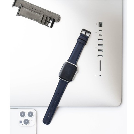 สายนาฬิกาข้อมือ หนังนิ่ม สําหรับ Apple Watch 38 40 41 มม.