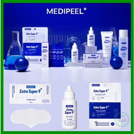 เกาหลี Medipeel Extra Super 9 Plus 2.0 Blackhead Care Solution / ชุดกําจัดสิวหัวดํา