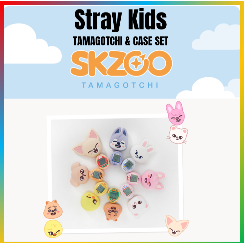 (ในมือ) Stray Kids SKZOO TAMAGOTCHI & CASE SET