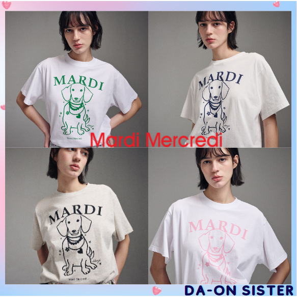 [ Mardi MERCREDI ] TSHIRT SWING tee (4 สี) เกาหลีแท้ 100%