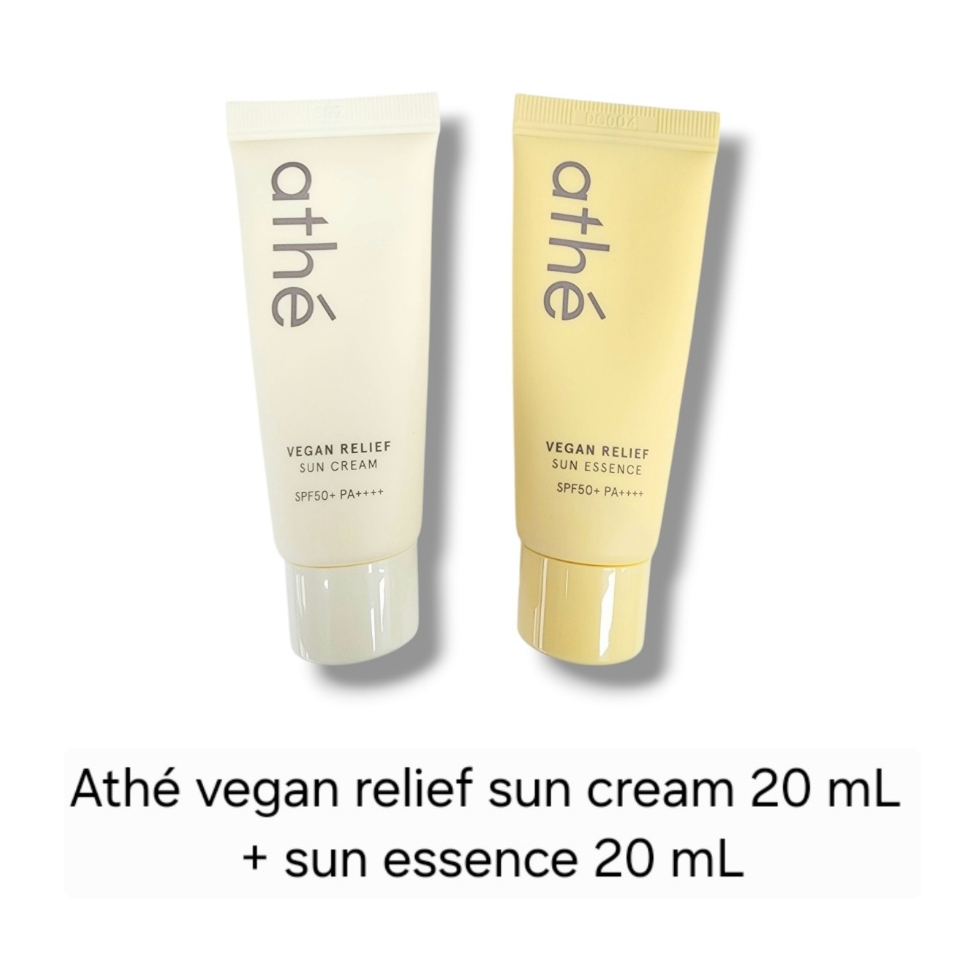 [Athe] Vegan Relief Sun Essence 20 mL + Sun Cream 20 mL