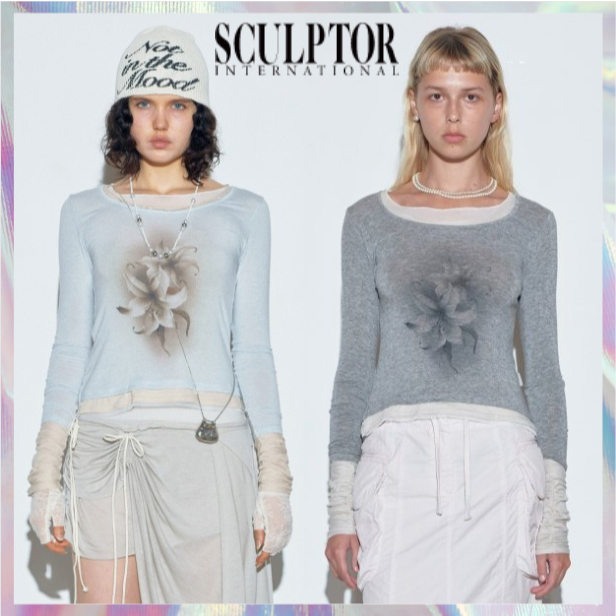 [SCULPTOR] เสื้อยืด ลาย Triple Layered L/S 2 สี