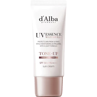 d'Alba UV Essence Waterfull+ Tone-Up Sun Cream SPF 50+ PA++++ 35ml ดัลบา กันแดดเอสเซนส์ วอเตอร์ฟูล+ สูตรโทนอัพ ขนาดพกพา 35ml