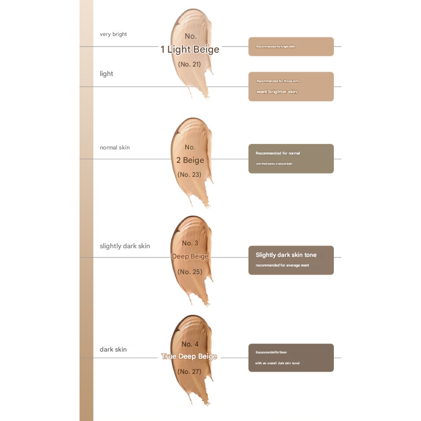 [MANNI] Natural Cover Foundation Lotion Stick SPF50+ PA++++ 3สี / พร้อมสต็อก
