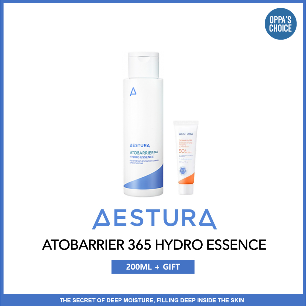 [BEST] AESTURA ATOBARRIER 365 HYDRO ESSENCE 200ML + GIFT