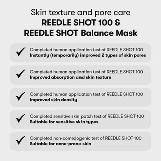 [VT] Reedle Shot 100 มาส์กหน้า 2 ขั้น (50/100/300/700) บํารุงผิว ปรับปรุงสภาพผิว All-in-One Mask [Official Flagship]