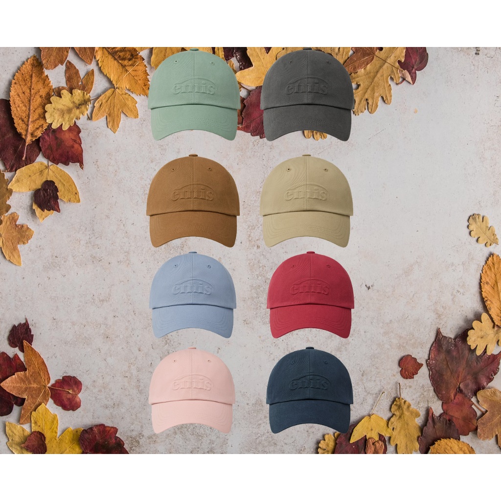 E Ms EMBOSSING LOGO BALL CAP - 8 สี