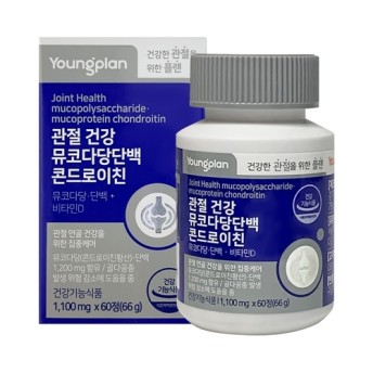 Young Plan Joint Health Mucopolysaccharide Protein Chondroitin 1200 60 เม ็ ด