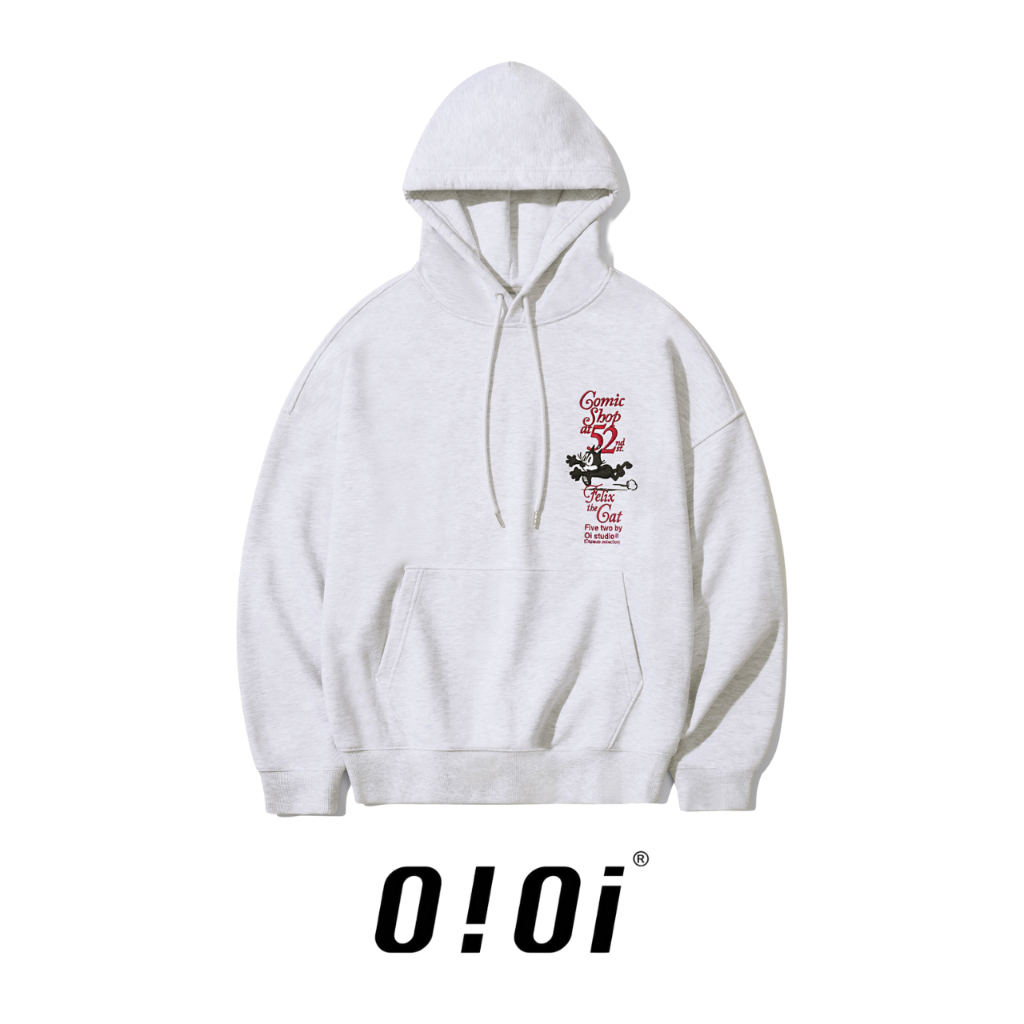 [OIC ] Oioi FELIX THE CAT EMBROIDERY HOODIE _5XUHSSCHD04