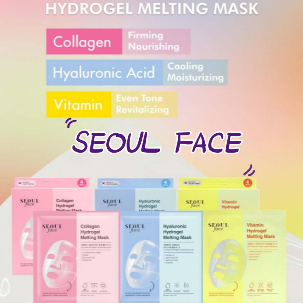 [ Seoul Face ] DERMAL Hydrogel Melting Jelly Gel Mask / Korean Overnight Face Mask