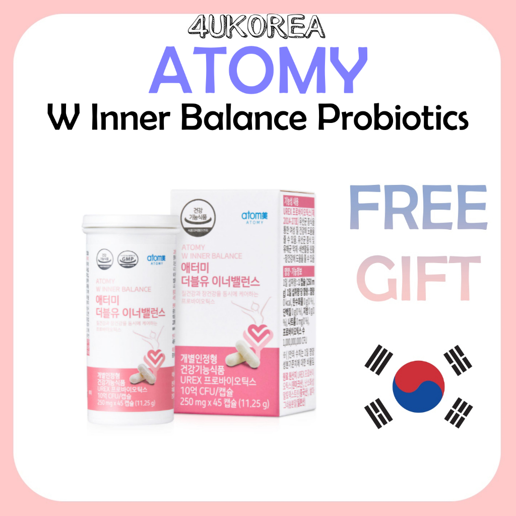 ATOMY W Inner Balance Probiotics โปรไบโอติก 45 Capsules / K-FOOD