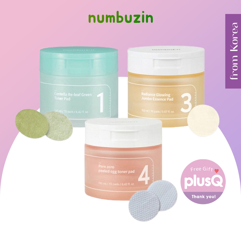 [Numbuzin] Numbuzin Toner Pad / Essence Pad (3 ประเภท)