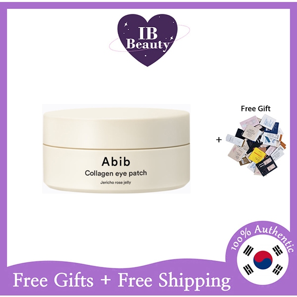 [Abib] แผ่นเจลลี่คอลลาเจนบํารุงรอบดวงตา 90 กรัม / 60 ชิ้น