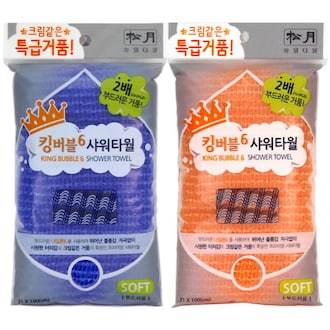 Songwol Towel King Bubble Shower Towel 3EA(จัดส่งสีสุ่ม!)