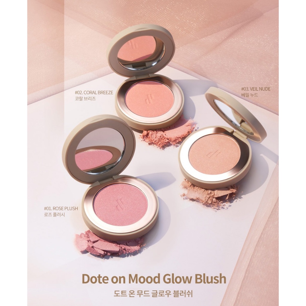 [ เกาหลี ] [heartpercent ] Dot On Mood Glow Blush